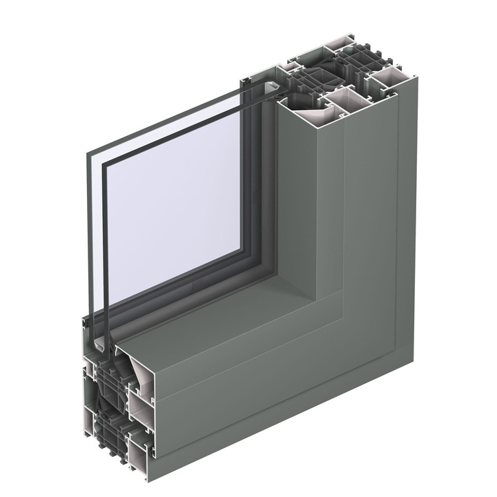 Алюминиевые окна Reynaers MasterLine 8 Functional Киев inside