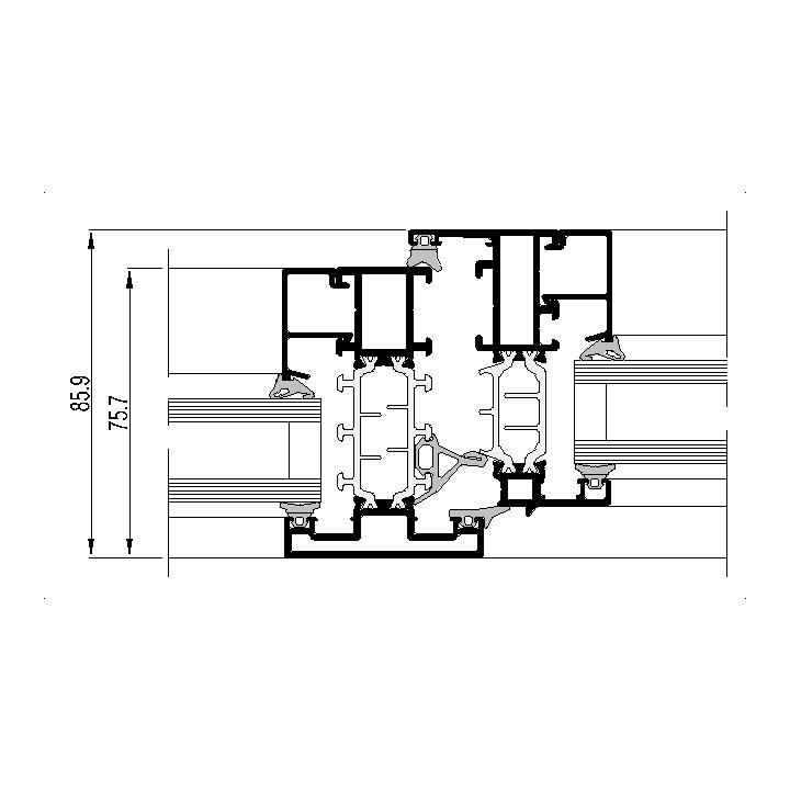 Алюминиевые окна Reynaers SlimLine 38 Cubic tutihor