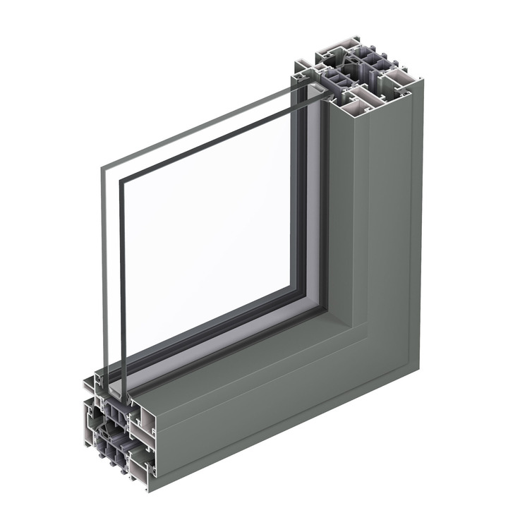 Алюминиевые окна Reynaers SlimLine 38 Ferro inside