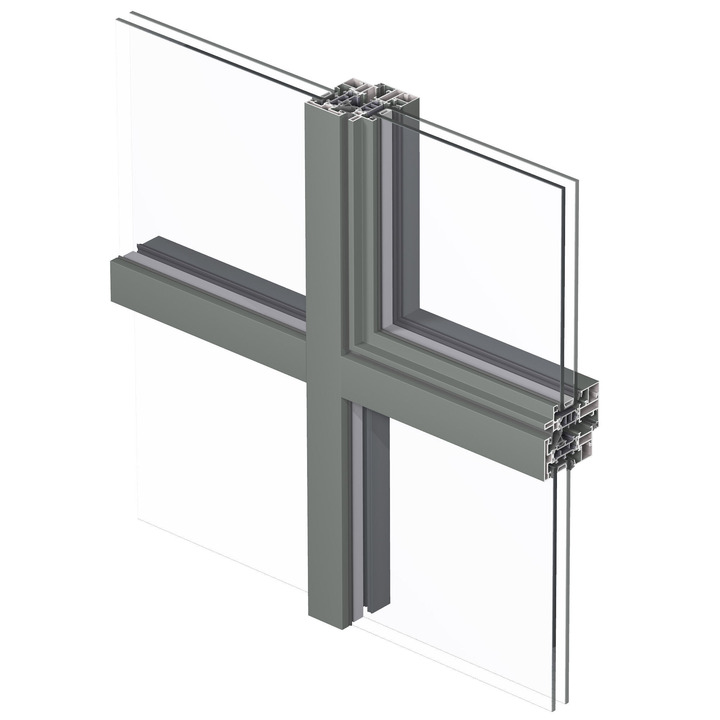 Алюминиевые окна Reynaers SlimLine 38 Ferro Киев sectionoutside